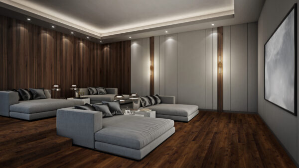 Luxury Vinyl Plank Trailblazer Era Pioneer Glam RoomScene